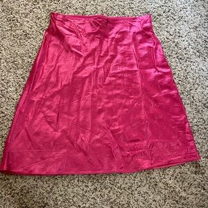 Babaton aritzia pink slip skirt